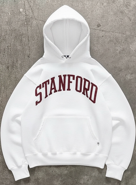 Autismss宝藏屋 重磅好物 宽松学院风斯坦福大学Stanford连帽卫衣