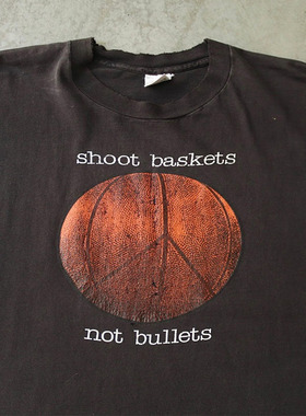 Autismss宝藏屋 shut basketball no bullets T-shirt,sporty短袖