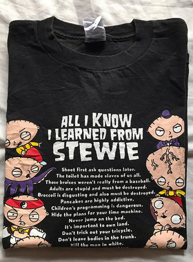 Autismss宝藏屋！Family Guy 恶搞之家1999cartoon 动漫短袖T恤