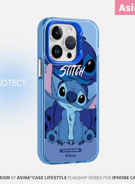 油画史迪奇适用苹果17Promax手机壳14彩银iPhone15Pro保护套13网红全包防摔max女款ip16新款可爱2023plus12PM