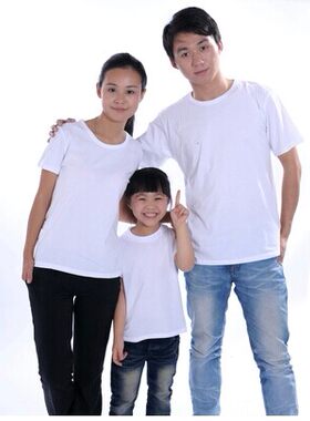 红色韩版母子打底衫全家装