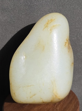 新疆的猫G120502 368.6克，超高性价比高团块度白玉籽料