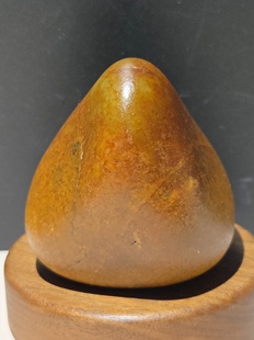 276.5克 51mm 红沁玩籽 新疆 天然全红漏肉 猫G122201