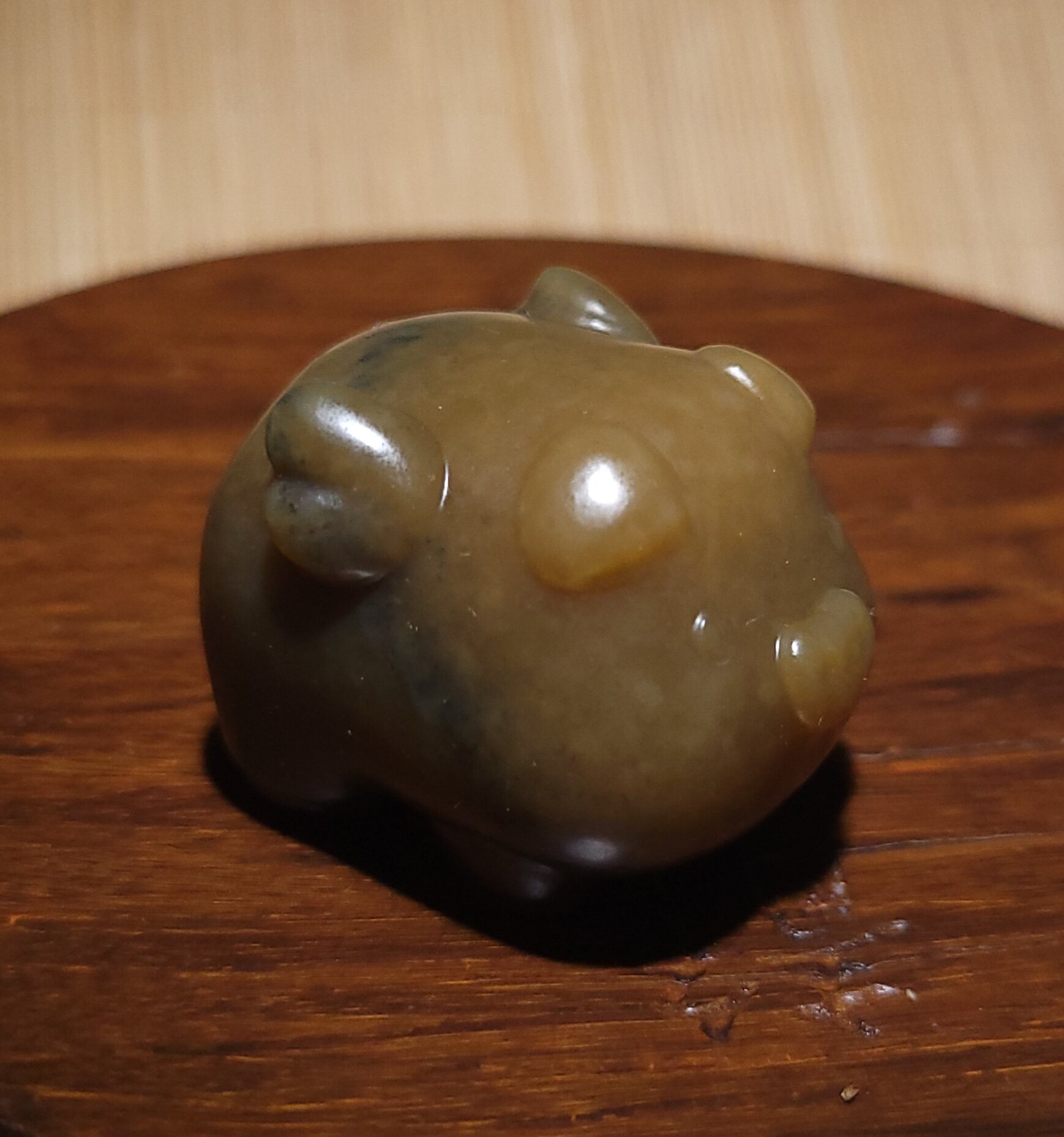 YQ012904新疆的猫71.8克浓艳且末浓烈酥油糖玉发财天使猪猪和田玉