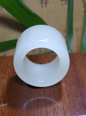 新疆的猫Z071503 38.8克R23极油亮润泽净美细润青海老料白玉扳指