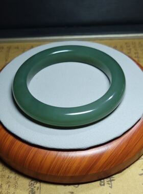 Z012104新疆的猫65.0克R56冒油色浓醇美特细润青蓝色和田玉手镯