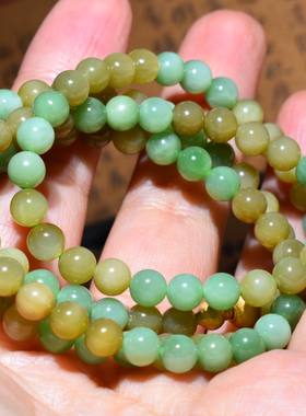 新疆的猫JJ121505 34.6克，6mm 新疆黑羊洞碧玉挂链