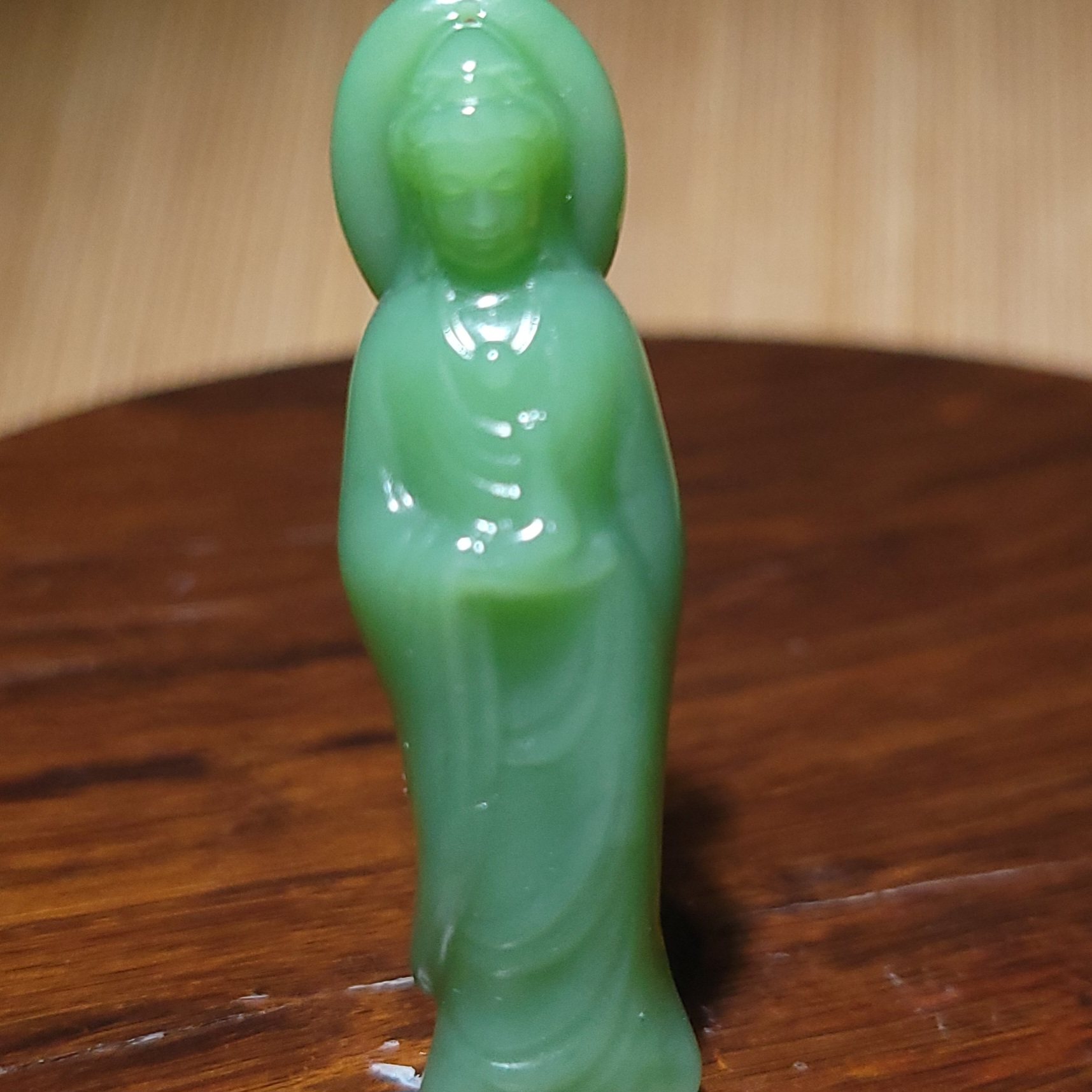 YQ012205 新疆的猫12.2克色调鲜艳肉质纯净的和田玉碧玉粉绿观音,珠宝/钻石/翡翠,其他,淘宝优惠券,粉丝福利购,淘宝优惠卷