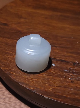 新疆的猫YQ100202 14.0克，冰润经典青海烟紫印章臻品挂坠