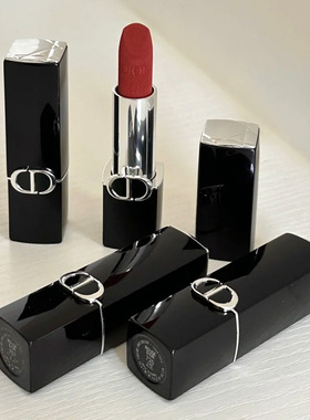 Dior迪奥烈艳蓝金丝绒哑光口红唇膏720 999 100经典3.5g