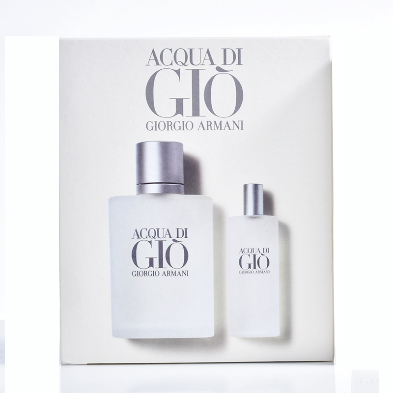 armani 阿玛尼 情人节gio寄情男士淡香水套装清久100ml 15ml