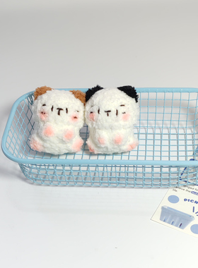 手工短绒小猫包挂件钥匙扣