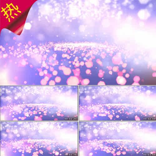 再见只是陌生人  紫色粒子星空光斑 婚礼爱情 唯美浪漫 视频素材