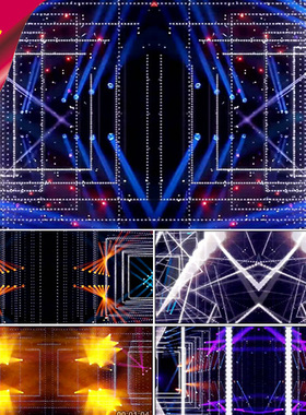 Hand Clap 动感酒吧酷炫光线VJ  电音 时尚开场 街舞  视频素材