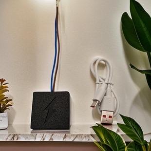 小米家多模网关2专用迷你电源5V1A typec 86底盒挂墙壁隐藏安装