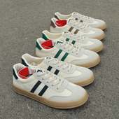 潮软底德训鞋 2024新款 田径运动鞋 板鞋 回力单鞋 透气冰丝布小白鞋