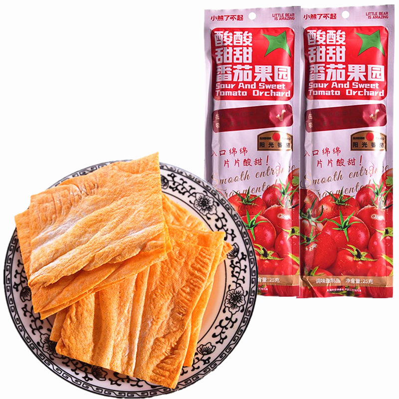 小熊了不起酸酸甜甜番茄果园调味面制品约25克批发
