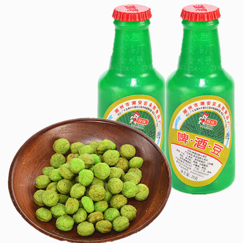 中国啤酒豆旺娃小吃膨化零食