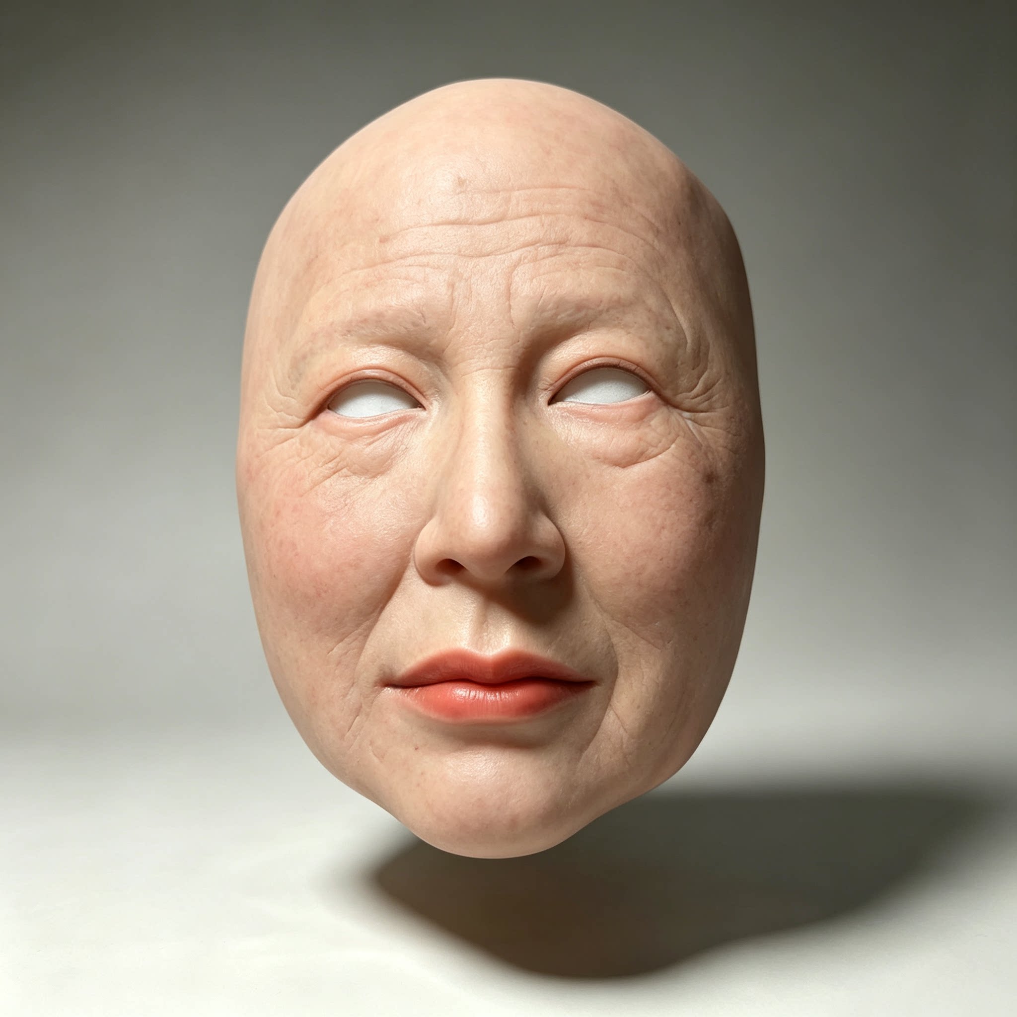 仿真头套影视道具硅胶仿真易容画皮真实人脸全半脸款AI机器人面具