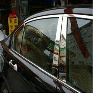 适用于08 09 10 11 12 13款8代雅阁车窗装饰条 八代中柱亮条