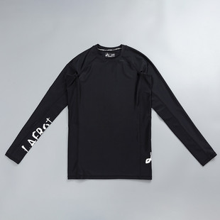 分体泳衣时尚 夏季 男士 防晒长袖 上衣速干游泳衣黑色成人冲浪服 新款