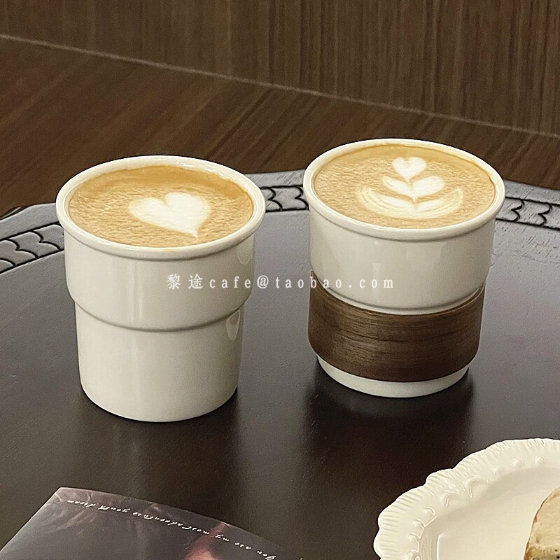 简约ins陶瓷纯色咖啡杯