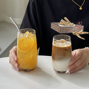 玻璃简约ins风冰美式咖啡杯
