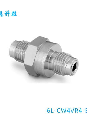 Swagelok世伟洛克（6L-CW4VR4-EP）高纯单向阀1/4 in.外螺纹VCR