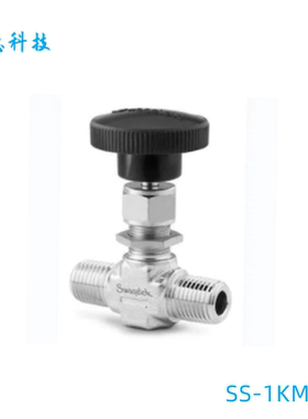Swagelok世伟洛克（SS-1KM4）阀帽针阀，0.37 Cv，1/4 in. MNPT