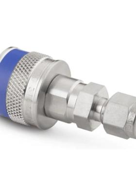 Swagelok世伟洛克(SS-QC8-B-810K5)快速接头管体1/2 in. 蓝色键