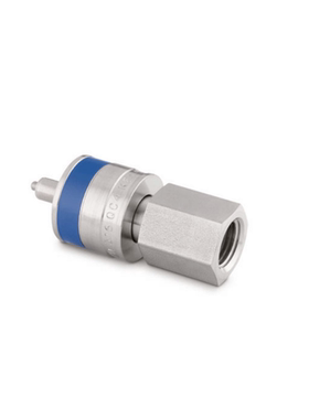 Swagelok世伟洛克(SS-QC4-D-4PFK2)QC4快速接头带阀1/4inNPT橙色