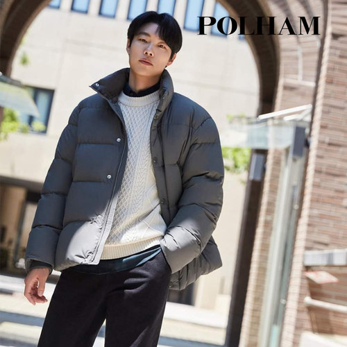 反季特价韩国代购Polham加厚羽绒服男女户外冬季零下抗寒短外套