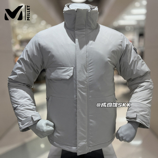 折扣韩国代购millet觅乐男士鹅绒羽绒服东北抗寒户外轻便立领外套