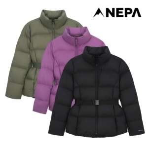 大折扣韩国代购NEPA耐葩女士鹅绒加厚轻便羽绒服东北抗寒修身外套