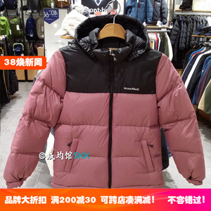 韩国代购montbell美山儿童羽绒服加厚短款男女童款鸭绒连帽外套