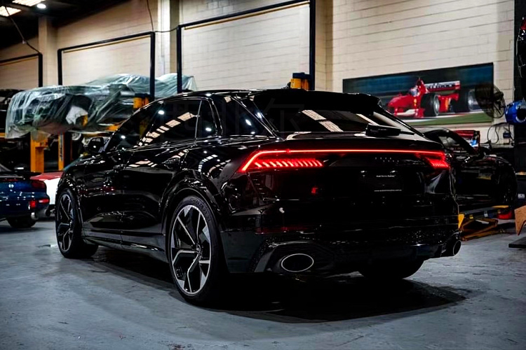 适用奥迪RSQ8改装升级天蝎AK钛合金阀门全段头段排气管跑车音