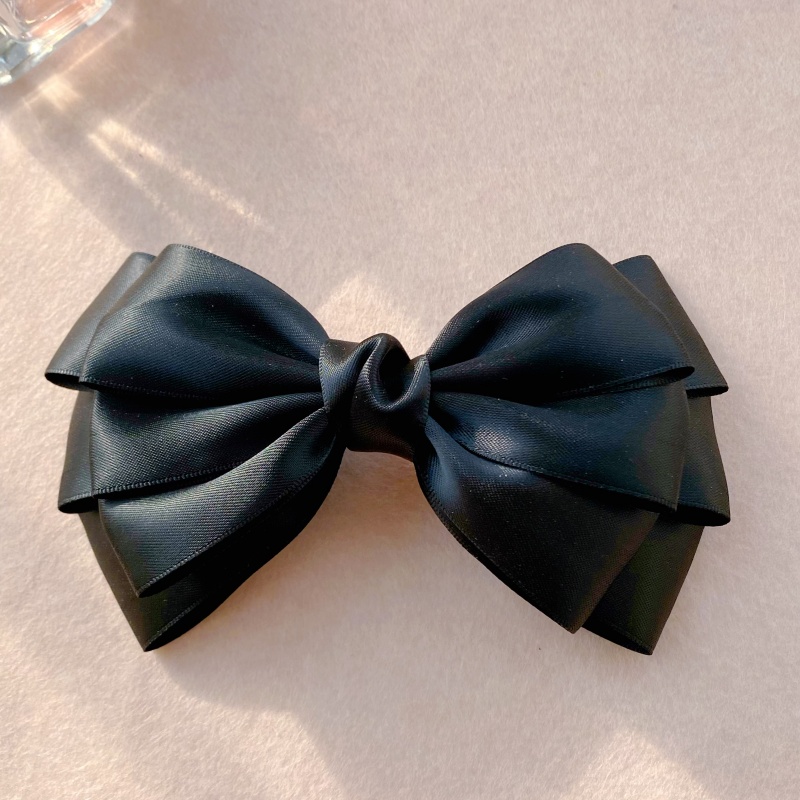 黑色超美大蝴蝶结发夹