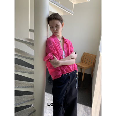 LONSLAN25SUMMER  长袖棉麻防晒衬衫