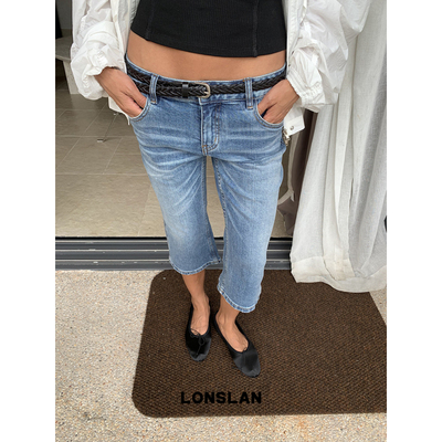 LONSLAN 26SUMMER低腰微喇叭七分牛仔裤