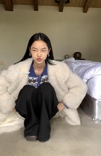 羊羔毛暖呼呼毛毛外套 00NEW LONSLAN