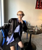 LONSLAN 2024春新款 复古小众设计休闲运动夹克拉链棒球服