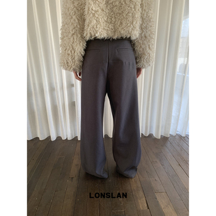00NEW茧型收脚剪刀西装 LONSLAN 裤 24WINTER