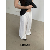 LONSLAN 前插口袋阔腿牛仔裤 25SUMMER 薄款