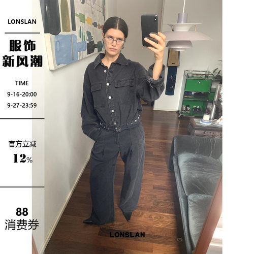 LONSLAN 2024AW NEW牛仔套装