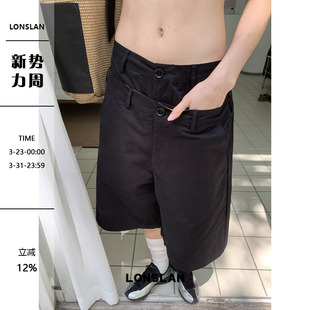 简约休闲双腰头中裤 SUMMER 2026 LONSLAN