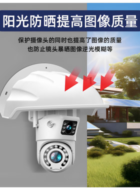 摄像头防雨罩室外防水罩监控镜头防尘遮阳罩遮光盖罩户外防雪防晒
