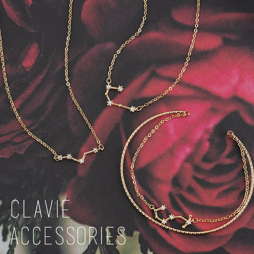 十二星座短项链日本小众设计