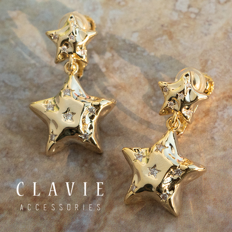 高级感日系硅胶冷淡金银色耳夹