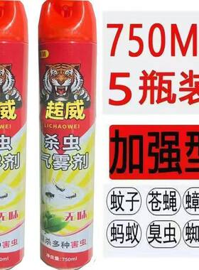 750ml杀虫气雾剂灭蚊子苍蝇蟑螂