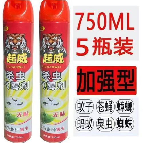 750ml杀虫气雾剂灭蚊子苍蝇蟑螂